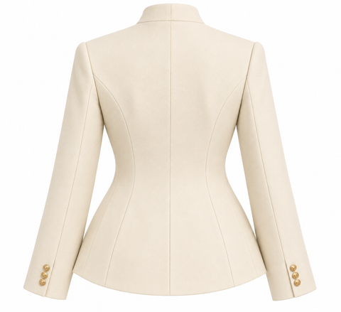 ASYMMETRICAL TAILORED BLAZER