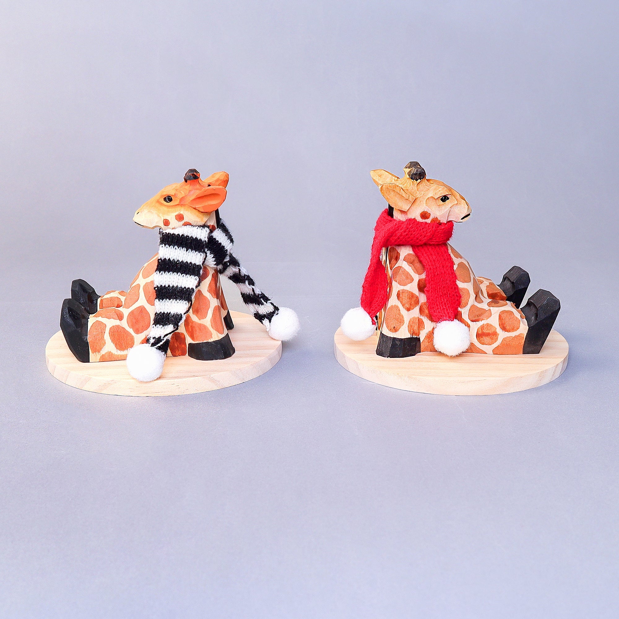 Paint Your Own Wood Carved Giraffe DIY Painting Kit