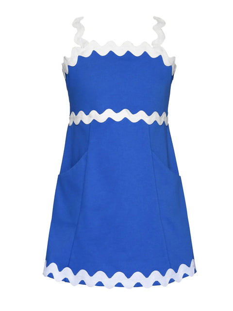 A-Line Rick Rack Dress w/ Pockets