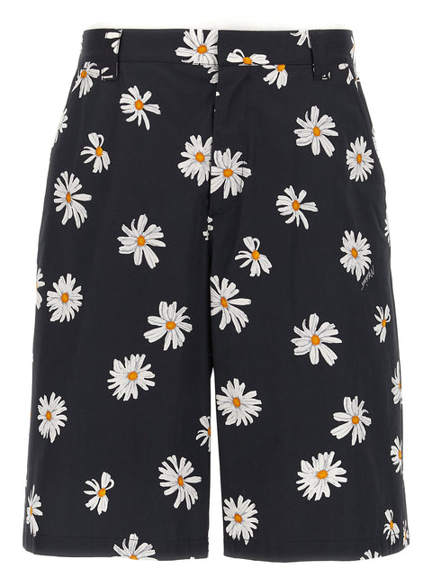 Moschino Margherite Print Bermuda Shorts