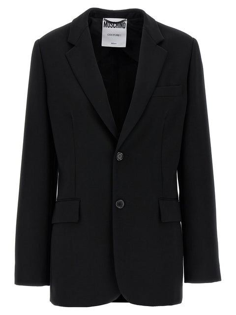 Moschino Single-breasted Martingale Blazer