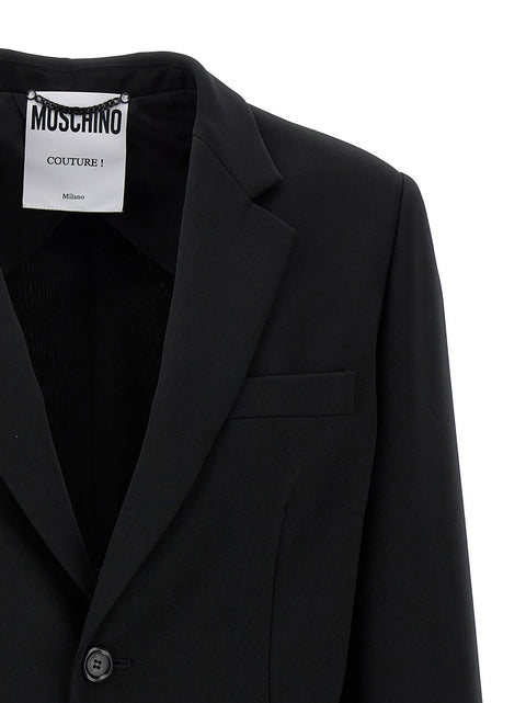Moschino Single-breasted Martingale Blazer