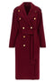 Alberta Ferretti Long Wool Coat