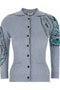 Moschino Distressed Argyle Cardigan