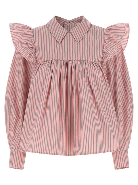 Ganni Striped Blouse
