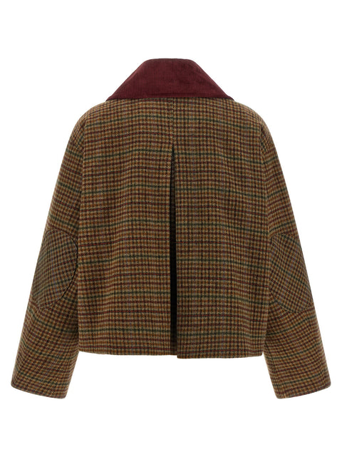 Ganni Check Twill Jacket