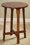 Arts and Crafts / Mission Style Oak Round End Table
