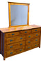 Mission 9 Drawer Dresser - Michael's Cherry (MC-A)