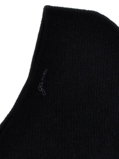 Ganni Logo Embroidery Hood