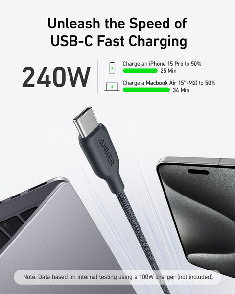 Anker 543 USB-C to USB-C Cable (Bio-Braided)