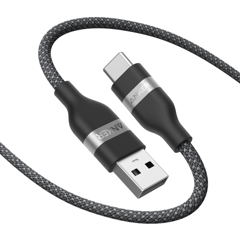 Anker USB-A to USB-C Cable (3 ft / 6 ft, Upcycled-Braided)