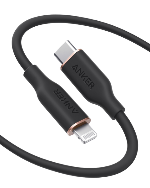 Anker 641 USB-C to Lightning Cable (Flow, 3 ft Silicone)