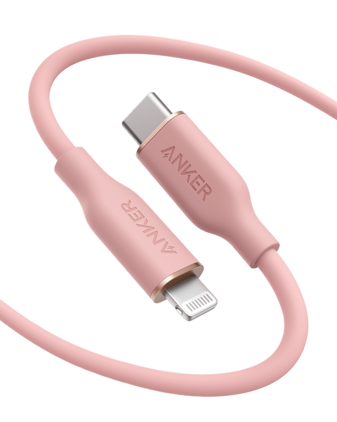 Anker 641 USB-C to Lightning Cable (Flow, 3 ft Silicone)