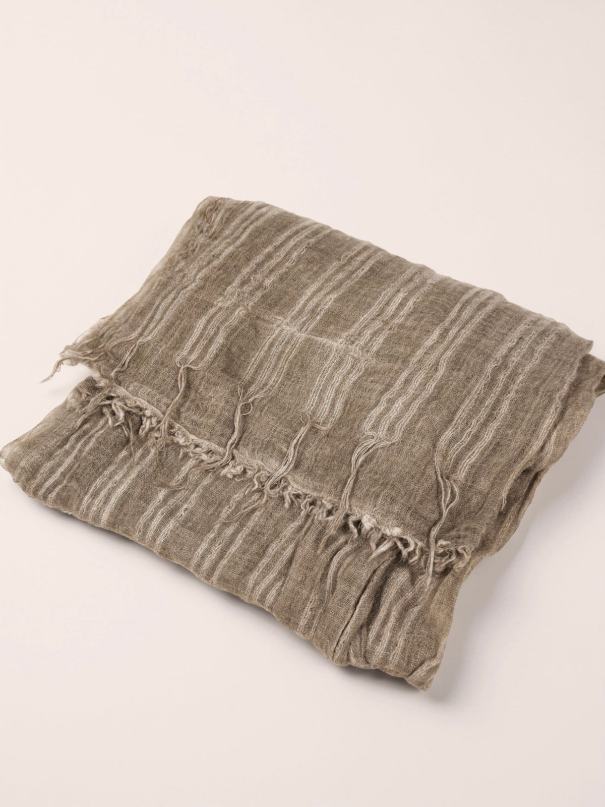 Wool Tonal Stripe Scarf