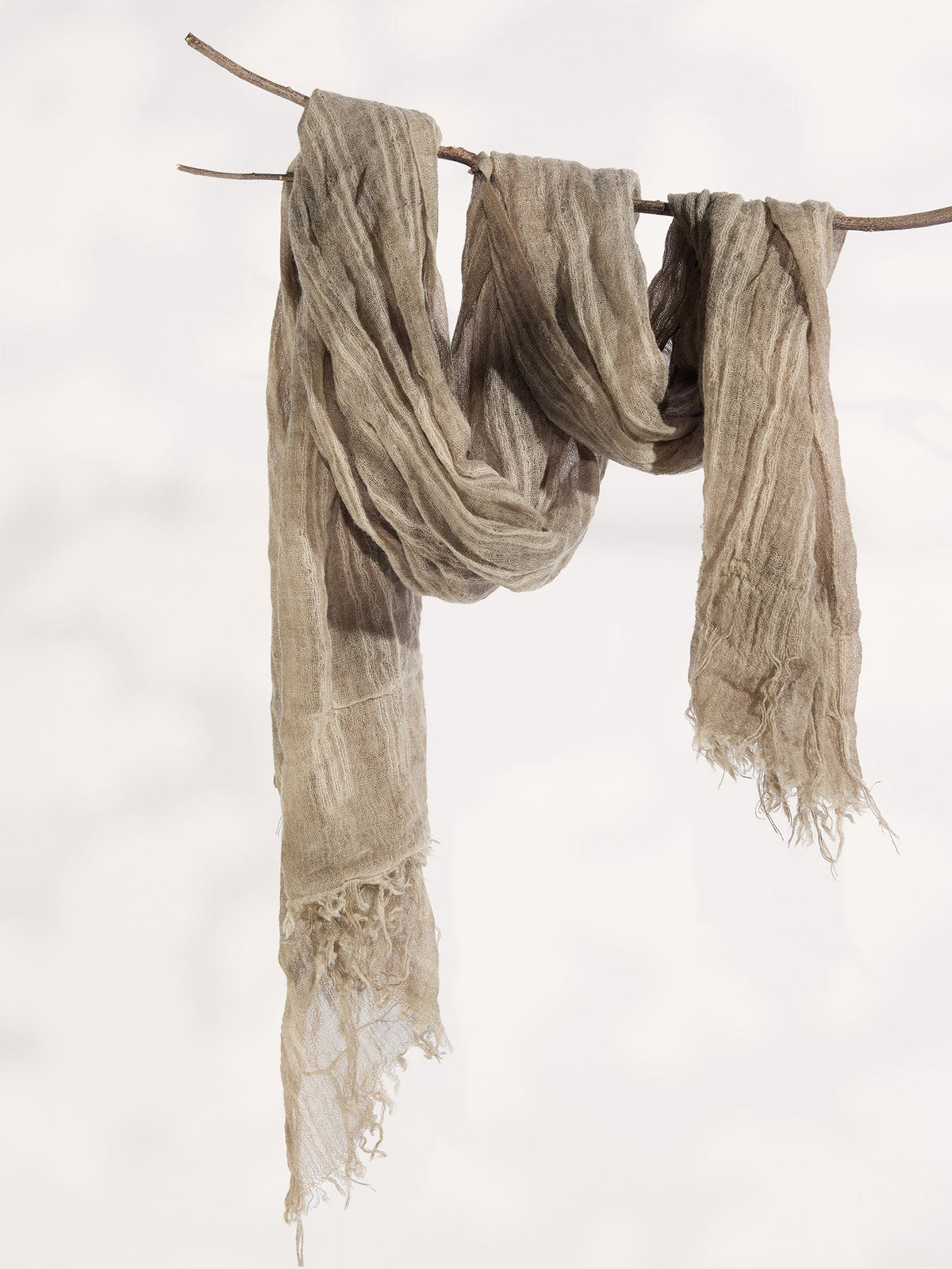 Wool Tonal Stripe Scarf