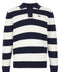 Lacoste Striped Pulover With Polo Collar