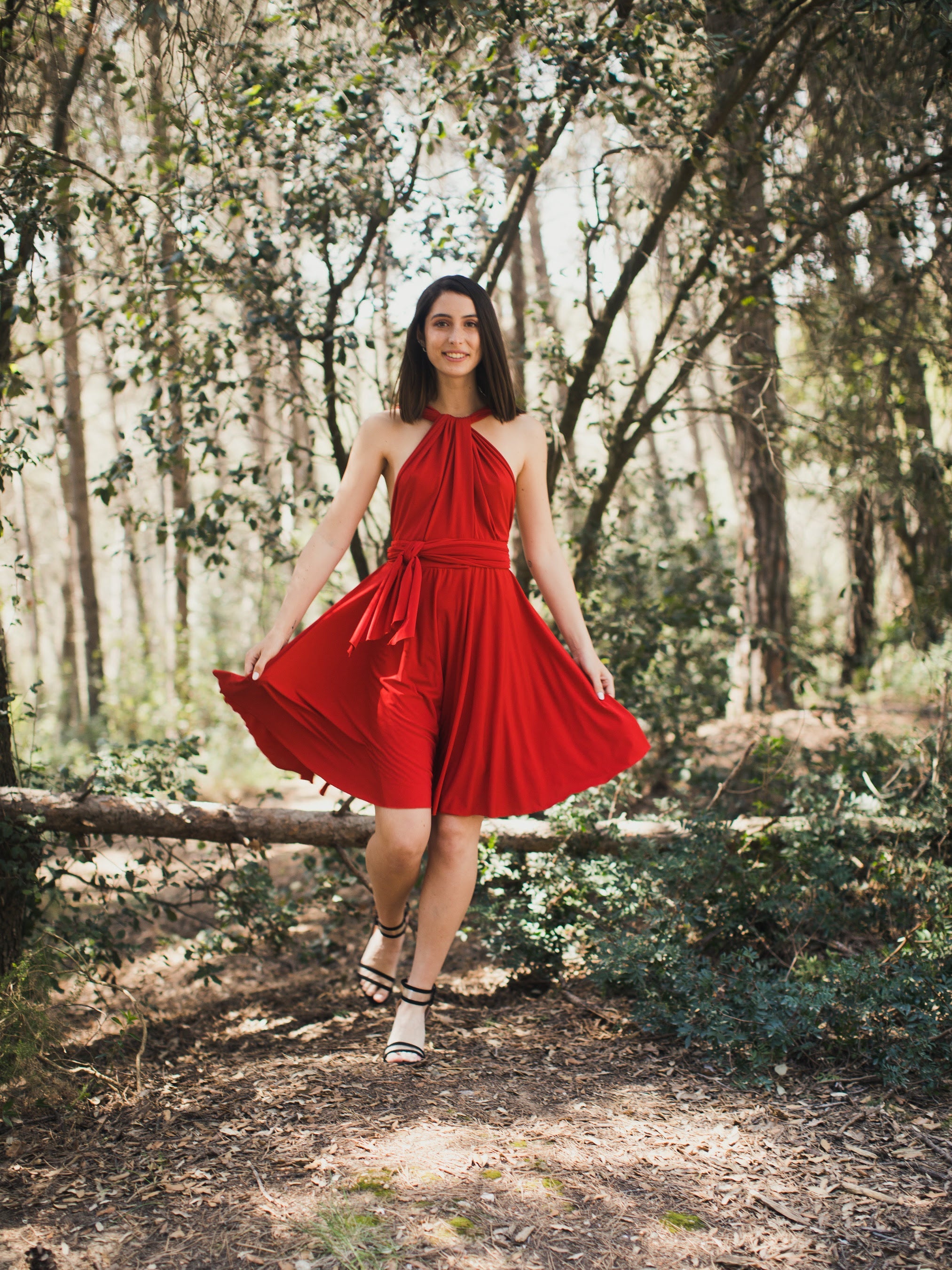 Infinity Mini Dress for Comfort and Breathability