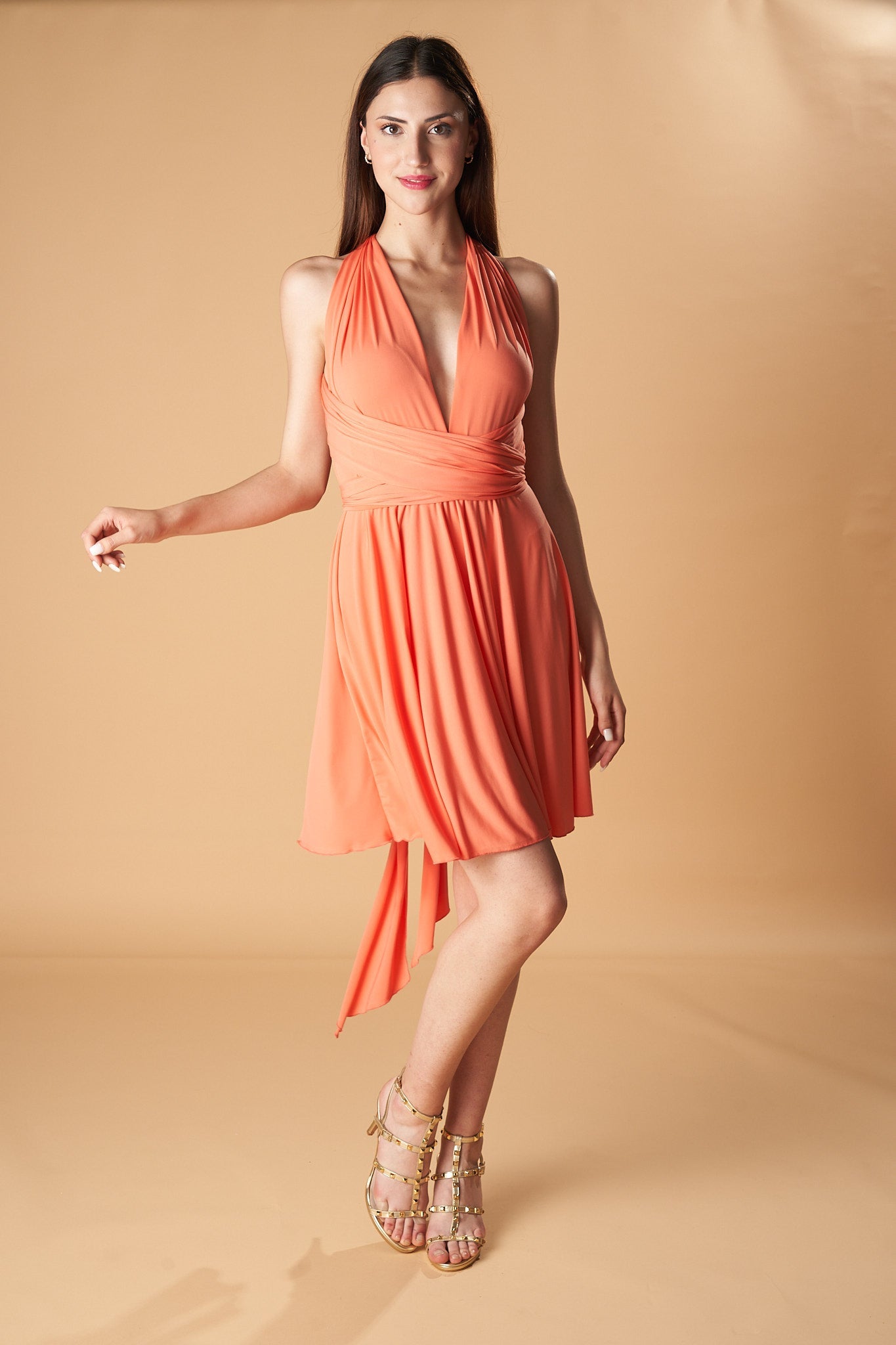 Infinity Mini Dress for Comfort and Breathability