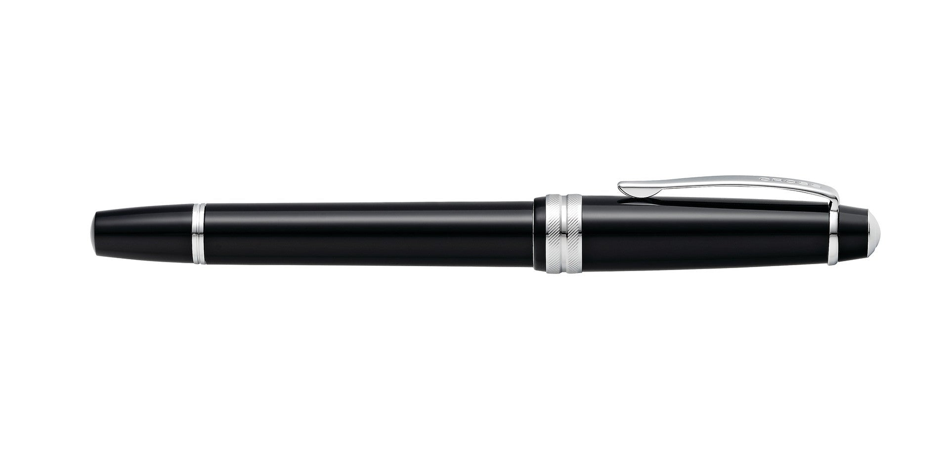 Bailey Light™ Polished Black Resin Medium Nib Fountain Pen
