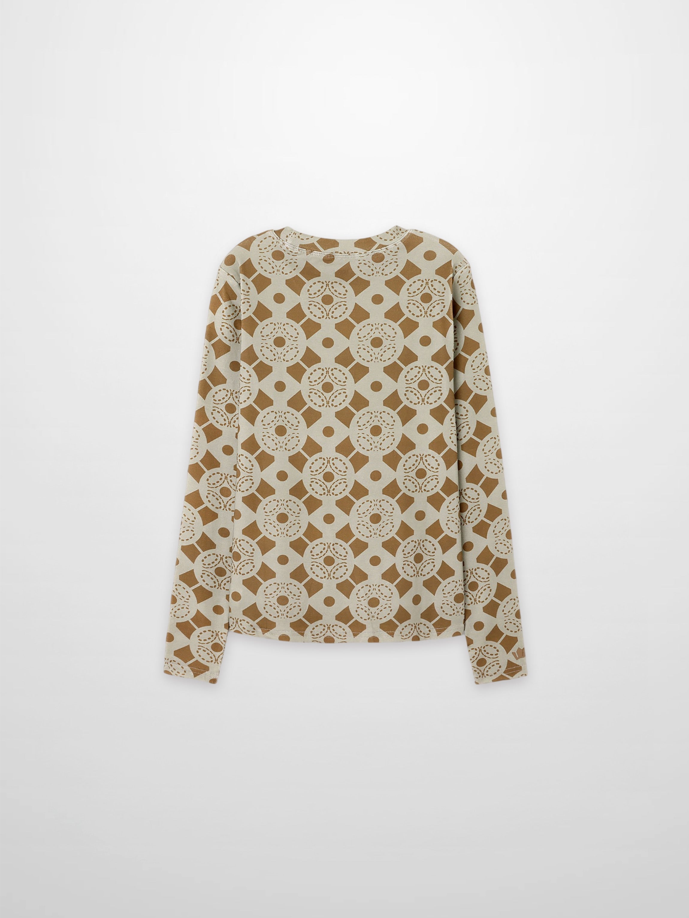 Basic Printed T-shirt-Geometric Design-2
