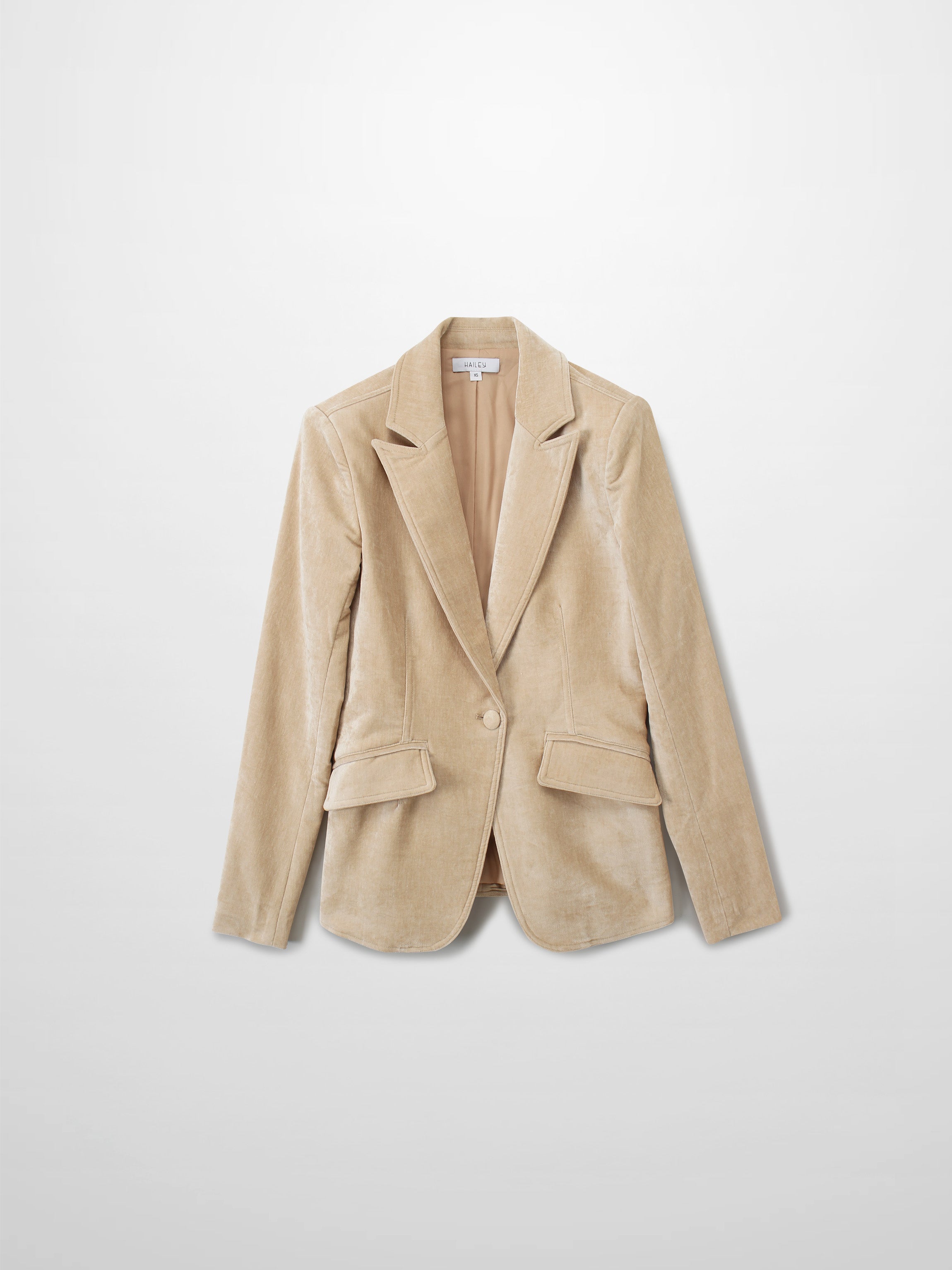 Chenille Blazer-Ivory-1
