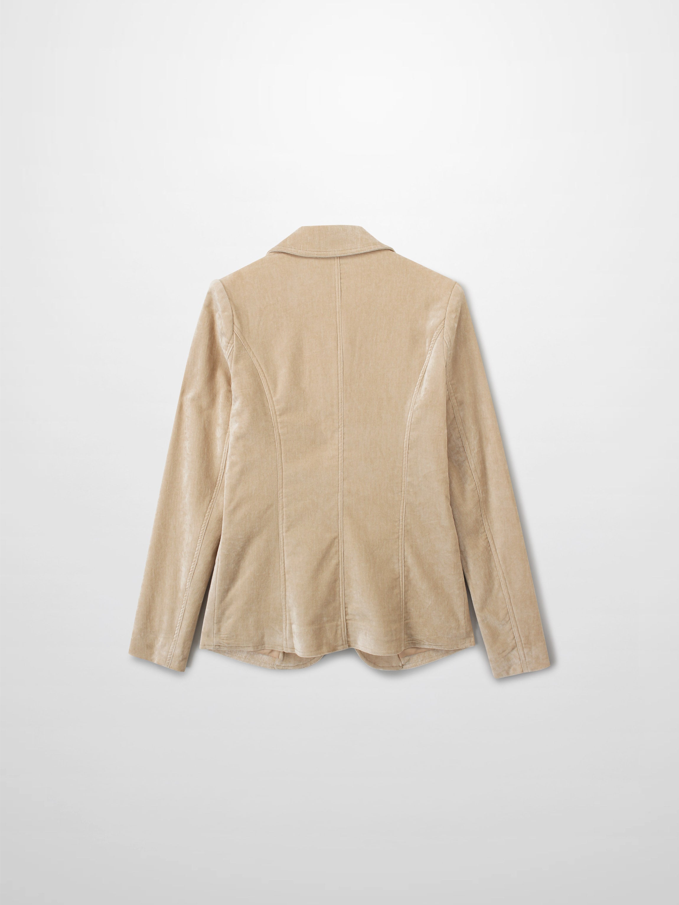 Chenille Blazer-Ivory-2