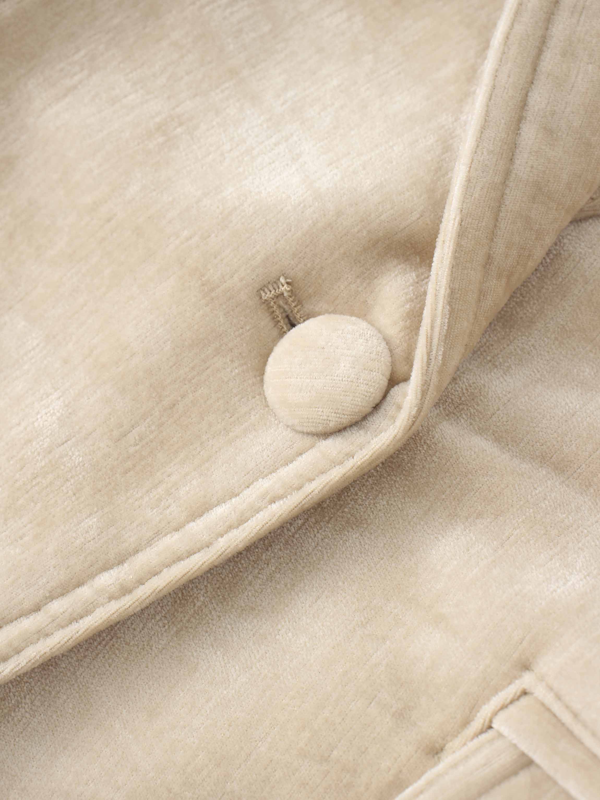 Chenille Blazer-Ivory-4