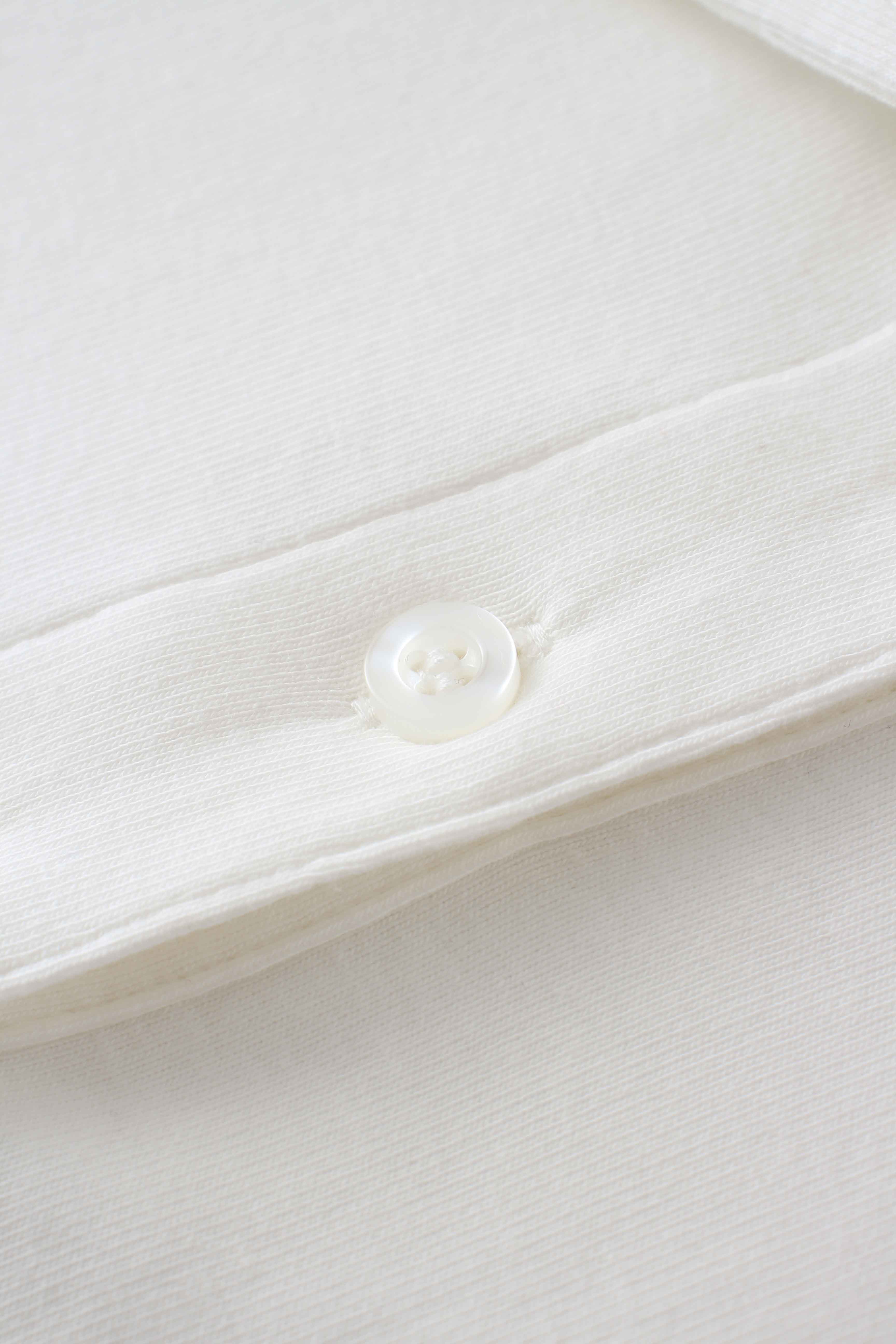 Collared Bomber Tee-White-4