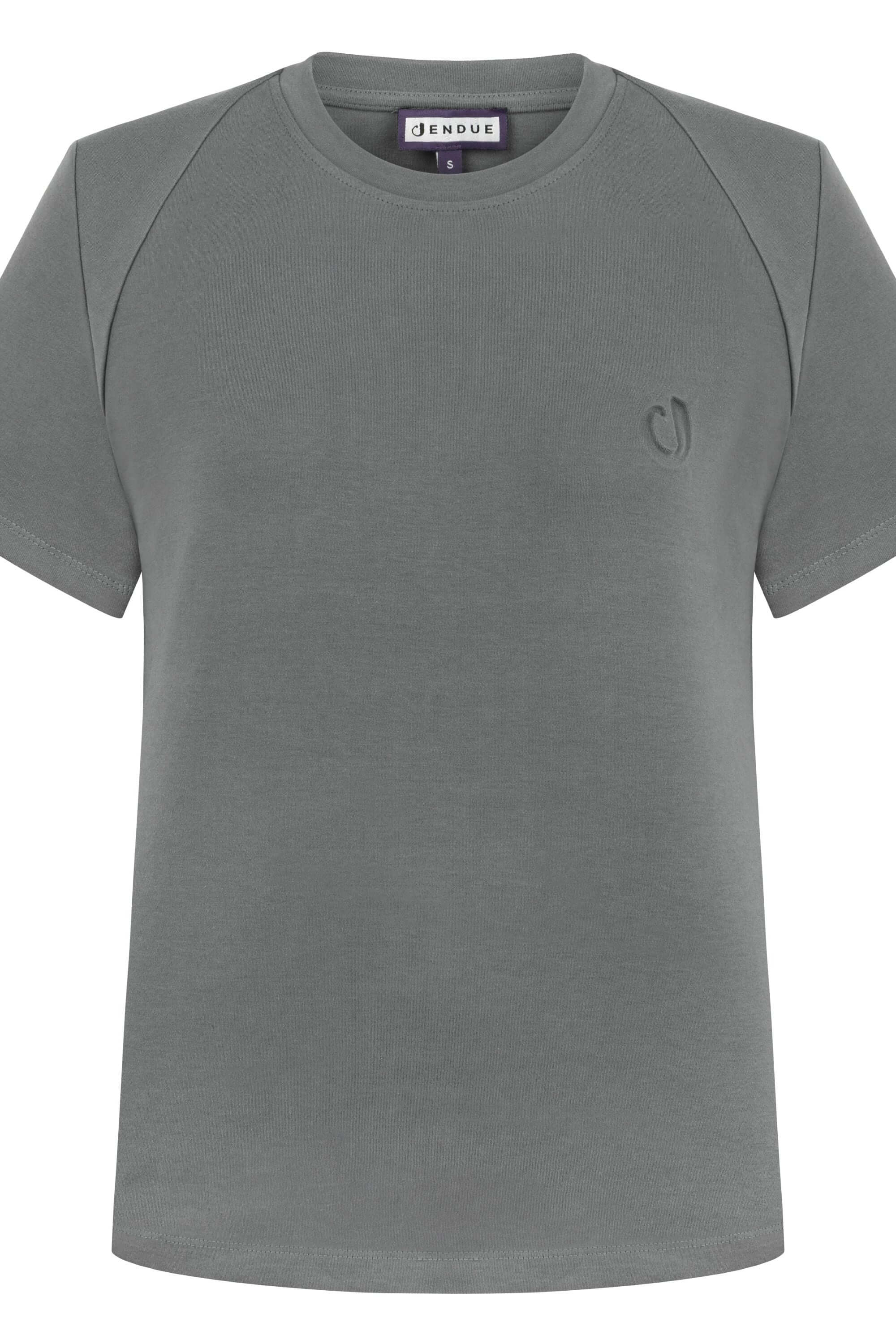 Jendue Lena Denim T-Shirt - White, Black, Grey, Purple