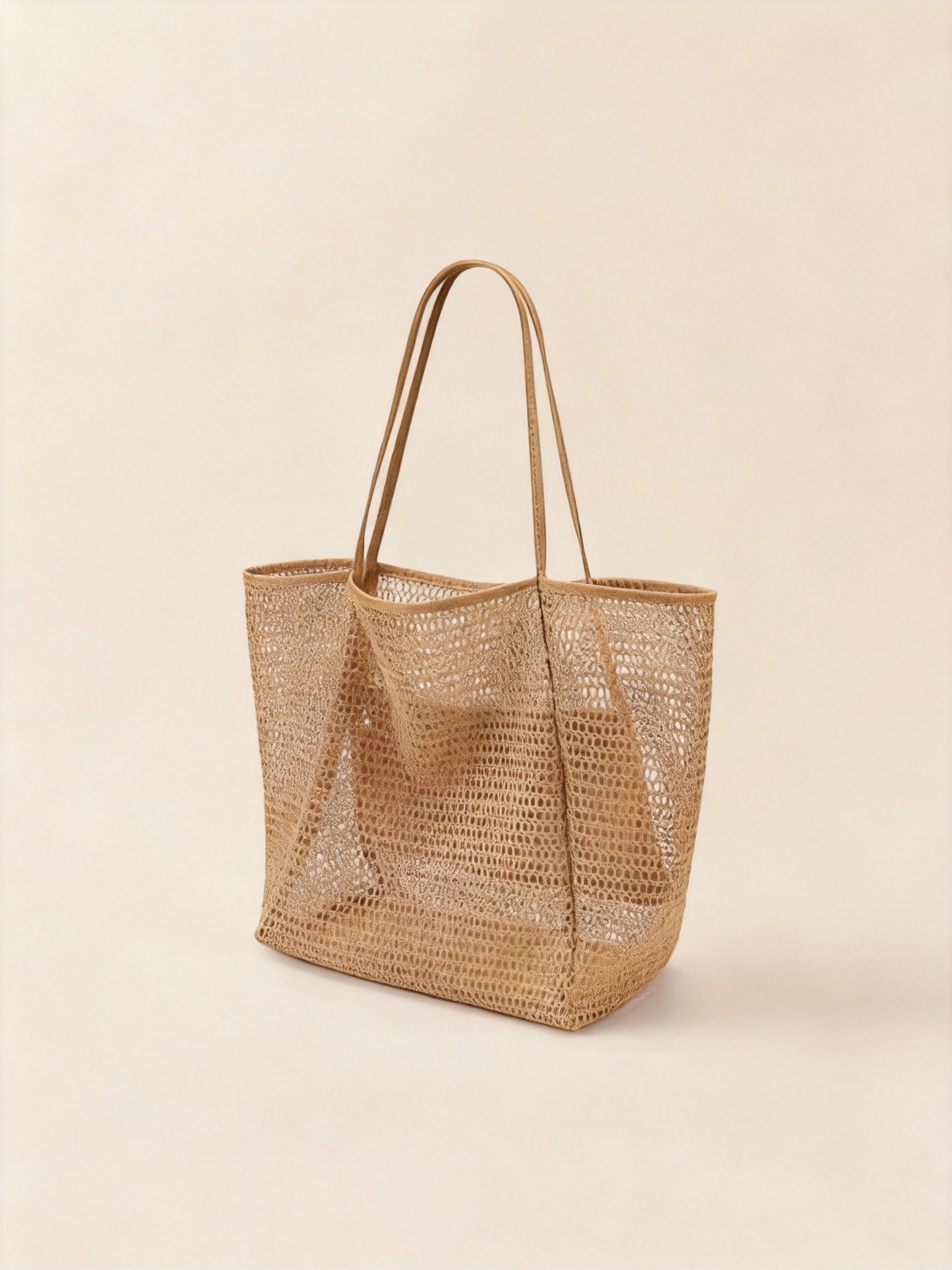 Large Lightweight Mesh Beach Tote Bag Sandproof Travel Bag