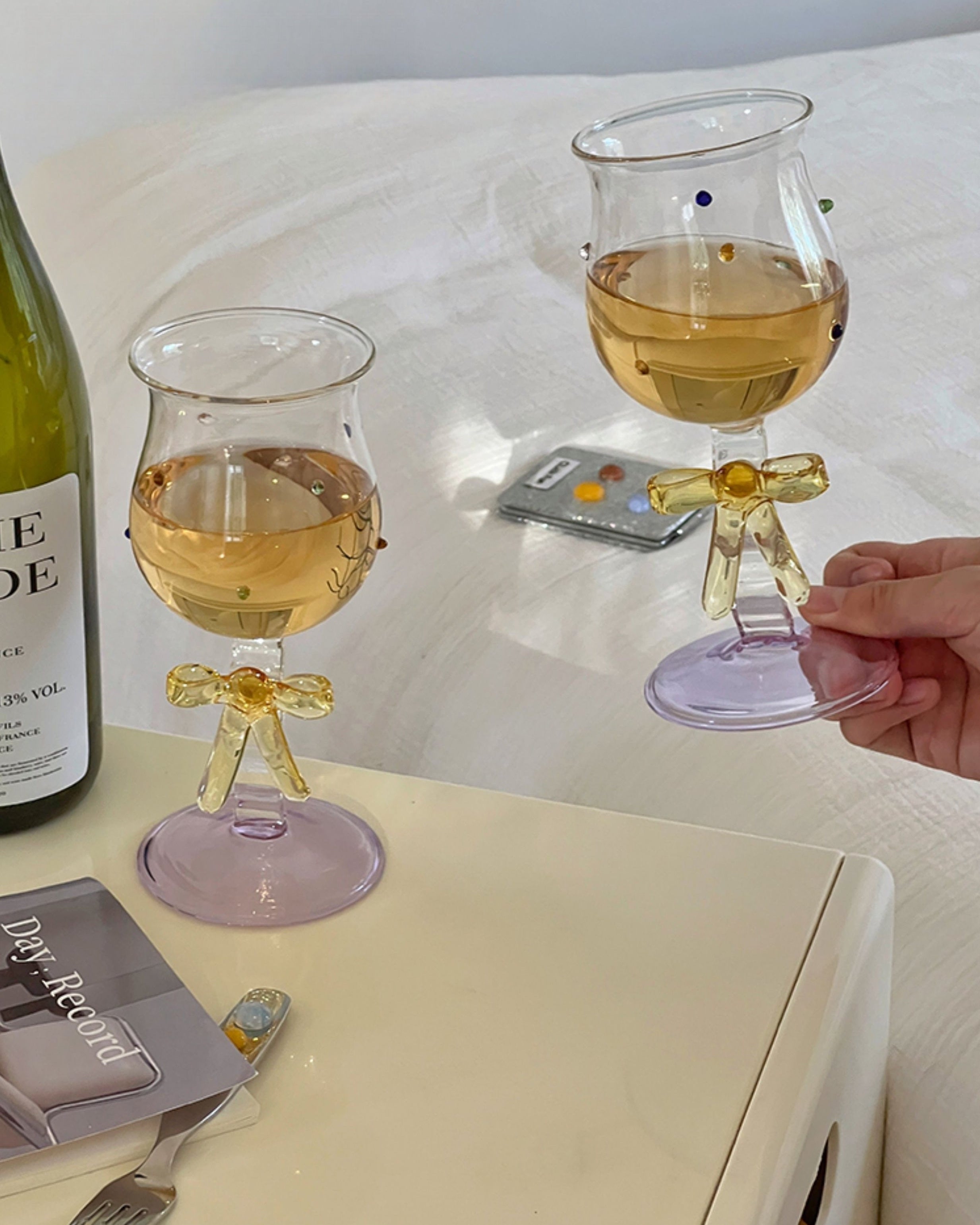 Ribbon Charm Goblet