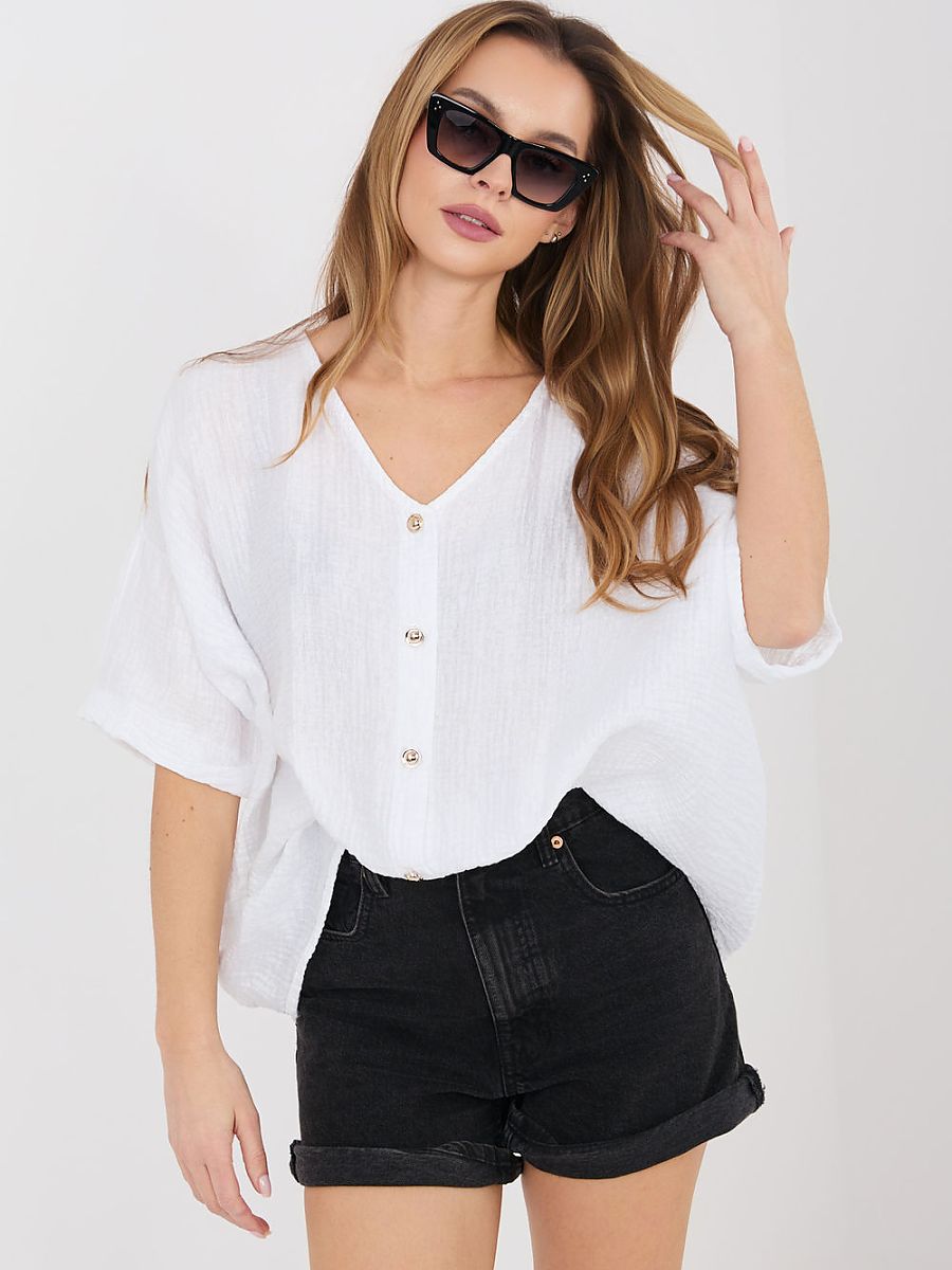 Short sleeve shirt model 225512 Italy Moda-0