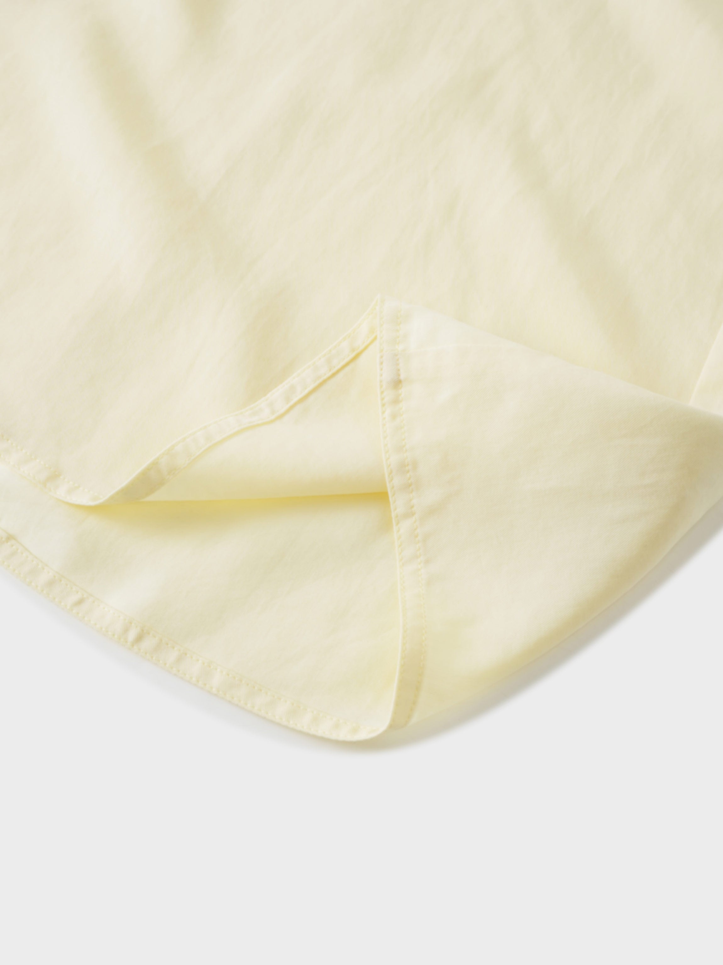 Tencel Yoke Button Down Skirt-Butter Yellow-3