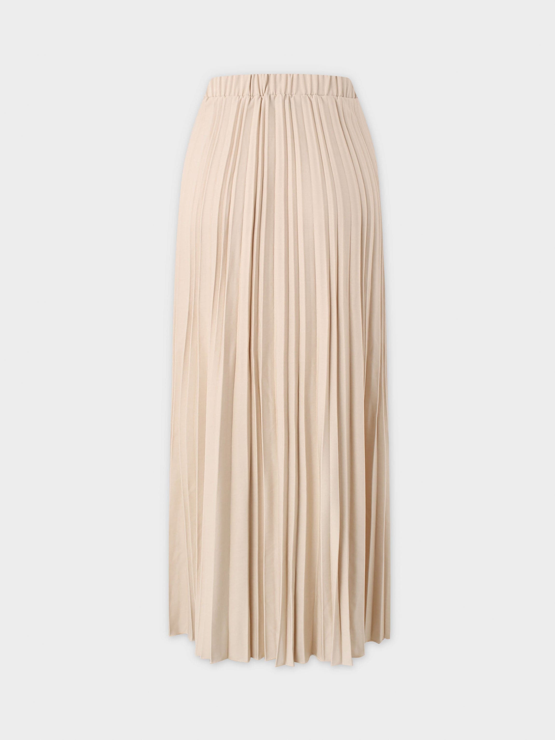 Thin Pleated Skirt-Stone-2