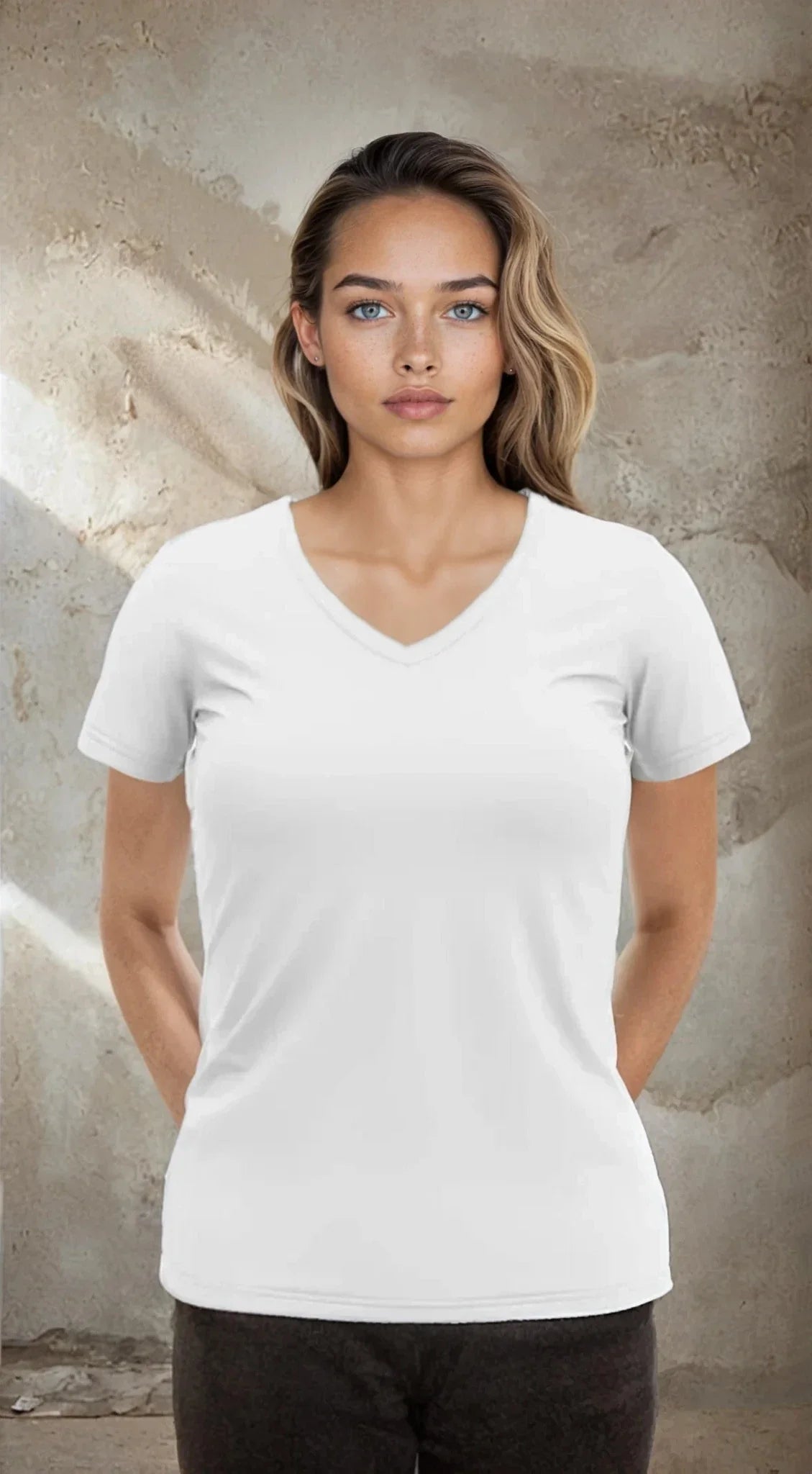 V-Neck Ladies Pfd 8650