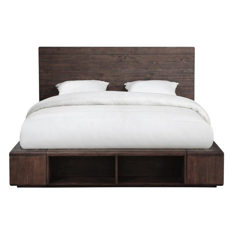 Bucktown Platform Storage Bed - Espresso
