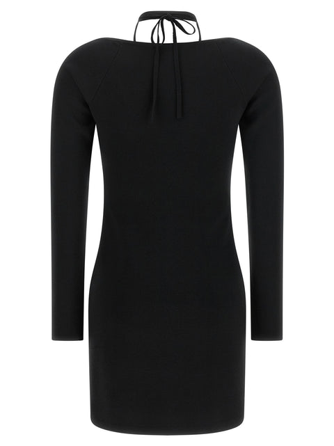 Elisabetta Franchi Fabric Stitch Knit Dress