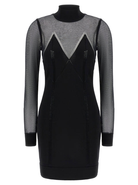 Elisabetta Franchi Dress With Transparencies