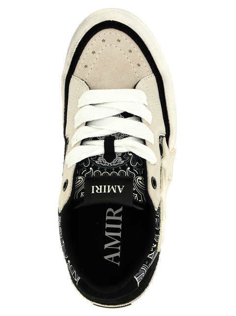 Amiri Bandana Sunset Skate Sneakers