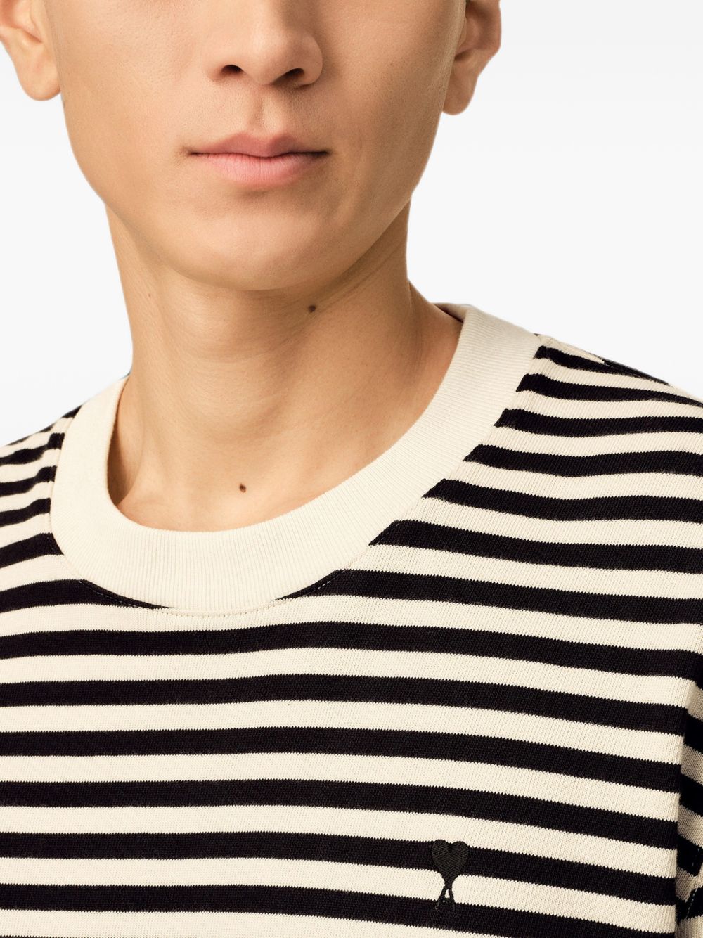 AMI PARIS T-shirts and Polos BLACK