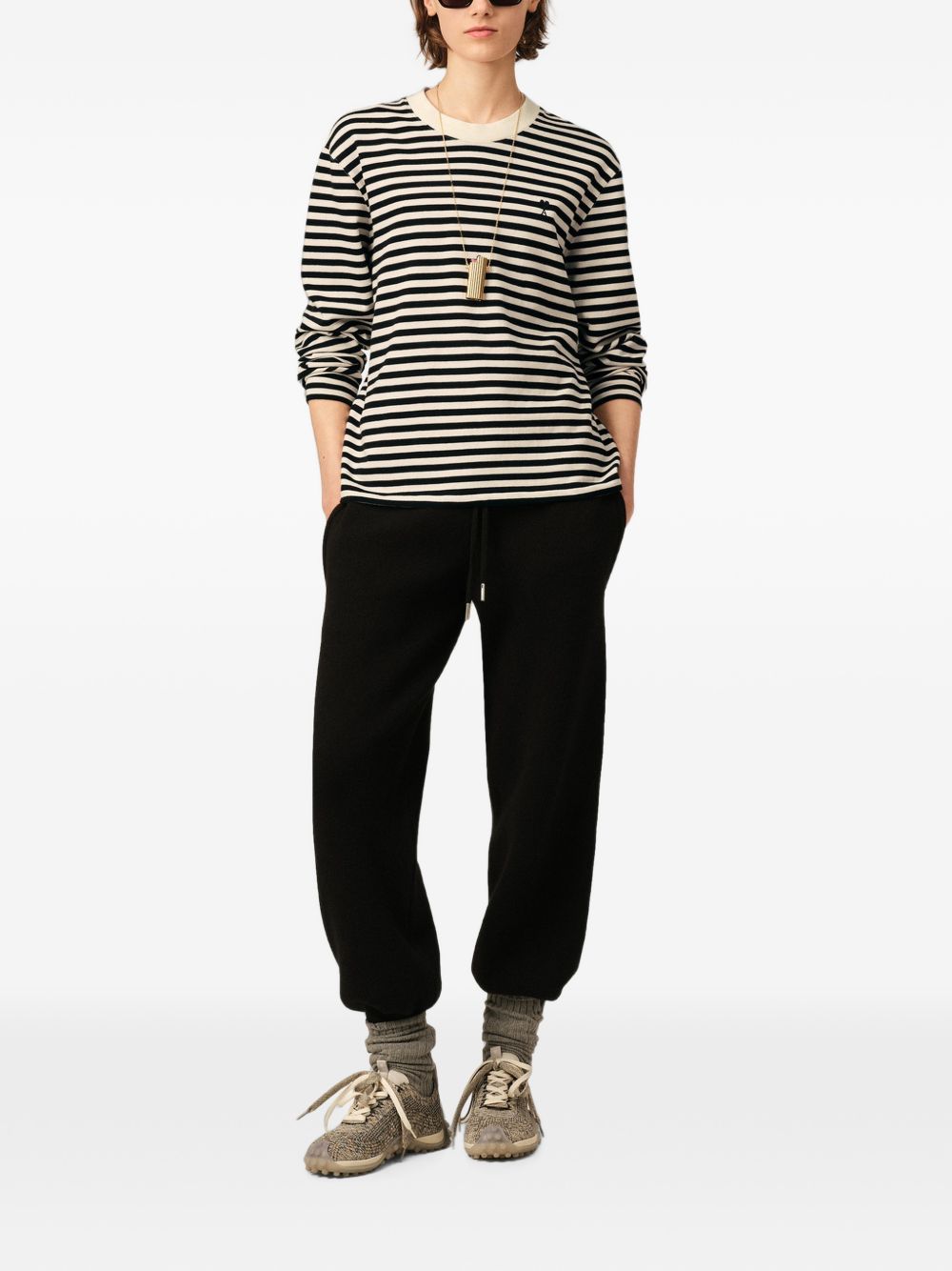 AMI PARIS T-shirts and Polos BLACK