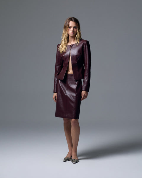Sloan Vegan Leather Skirt