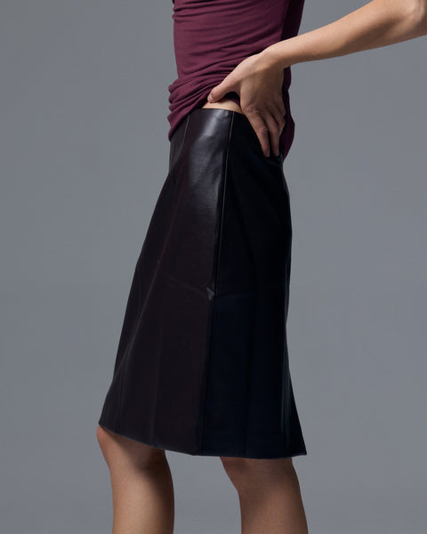 Sloan Vegan Leather Skirt