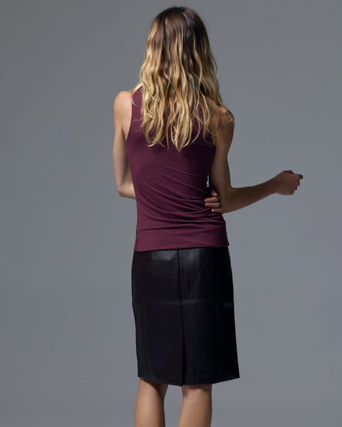 Sloan Vegan Leather Skirt