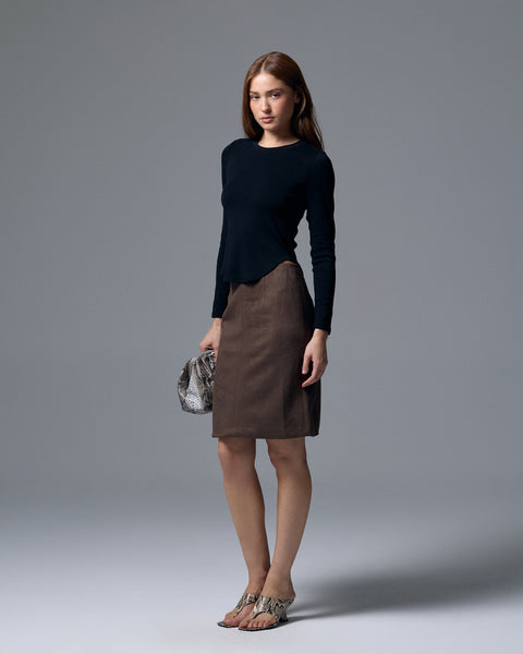Sloan Suede Skirt