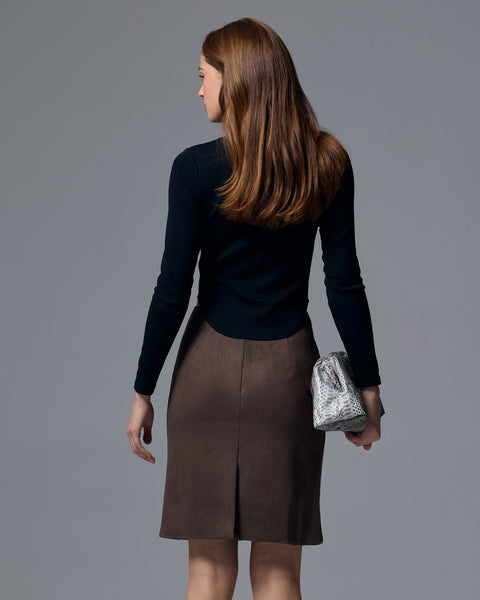 Sloan Suede Skirt