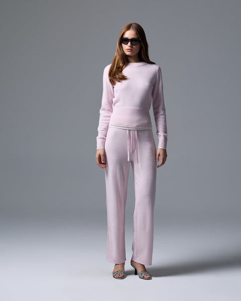 Tove Layered Cashmere Blend Crewneck