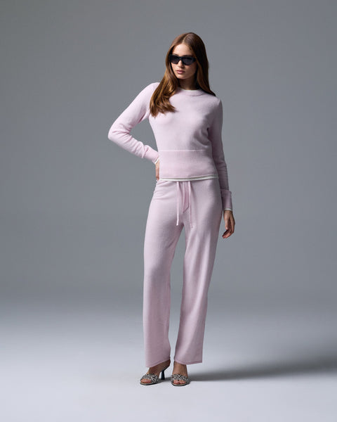 Tove Layered Cashmere Blend Crewneck