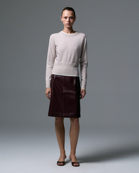 Tove Layered Cashmere Blend Crewneck