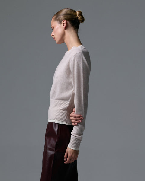 Tove Layered Cashmere Blend Crewneck